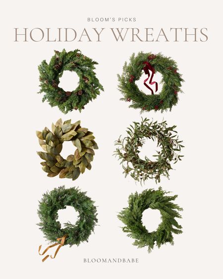 Loving these festive holiday wreaths!

#LTKstyletip #LTKSeasonal #LTKHoliday