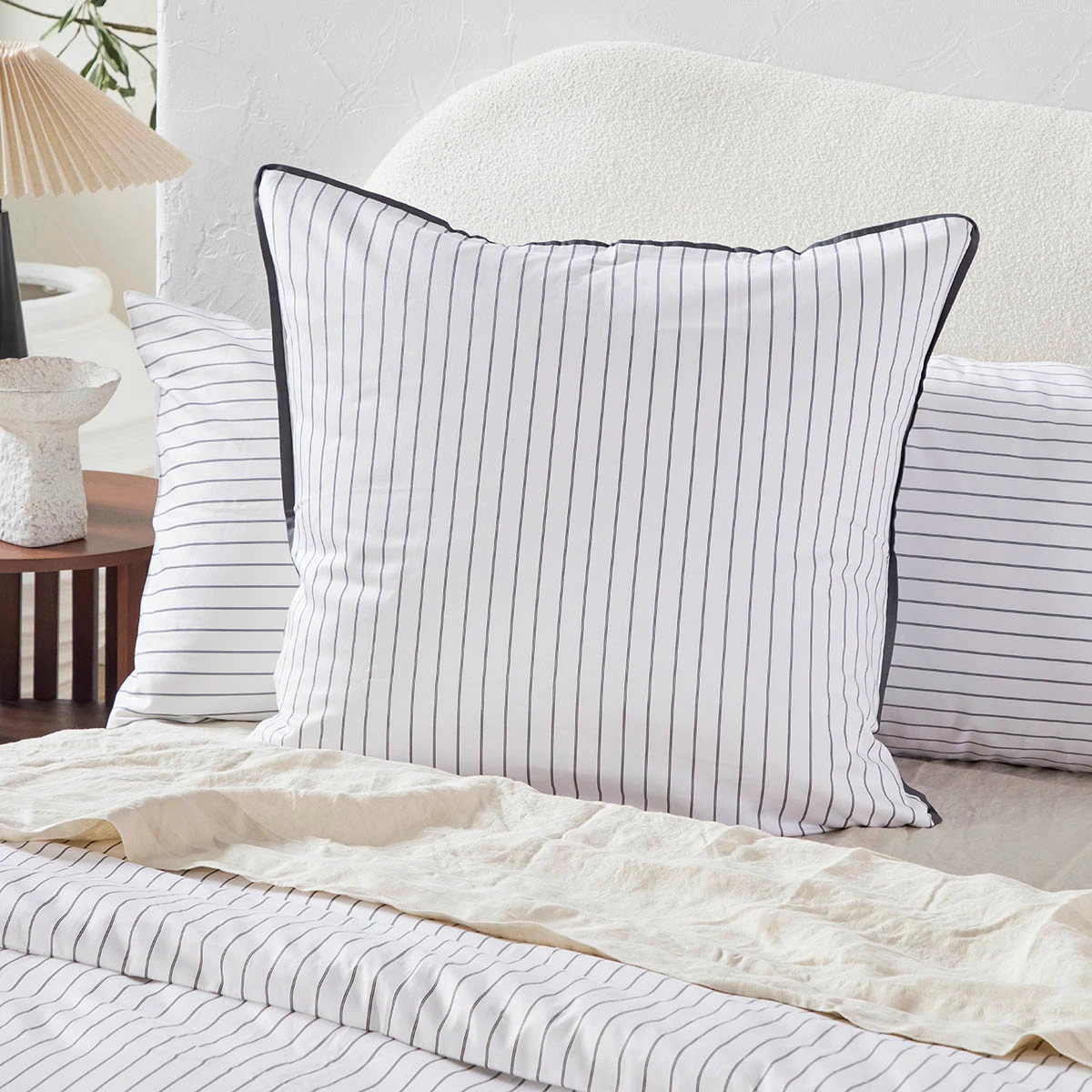 Raye Stripe European Pillowcase | Pillow Talk AU