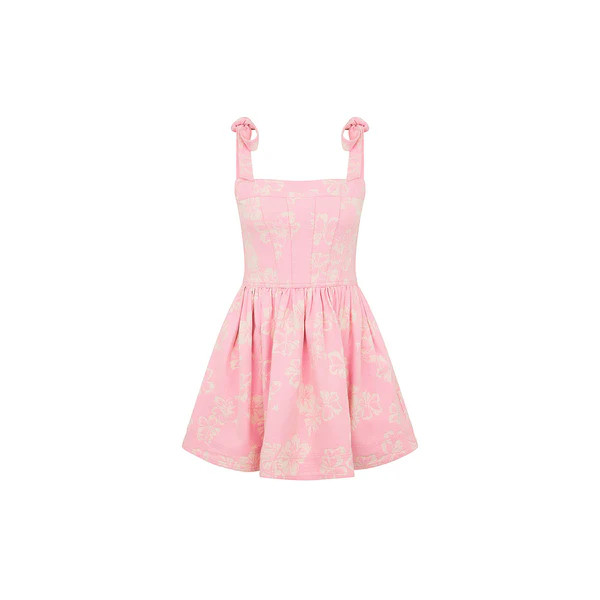 Ruffle Corset Mini Dress - Pixie Denim | Kulani Kinis US