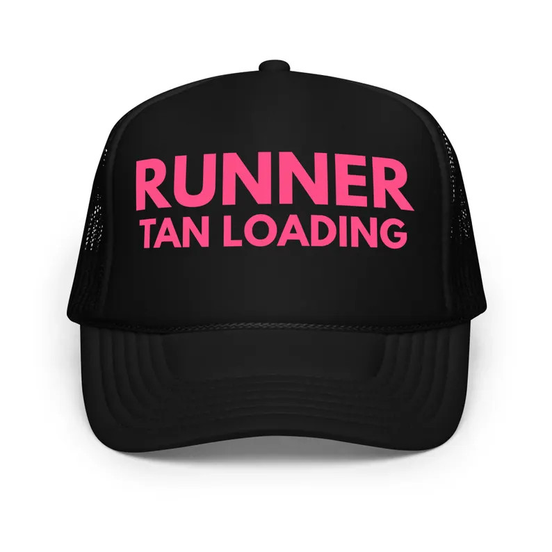 Runner Tan Loading Foam Trucker Hat - Summer Running Cap | Etsy (US)