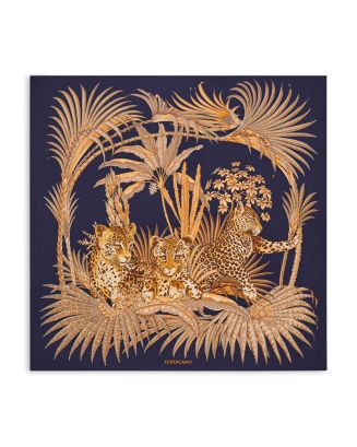 FERRAGAMO Leopard Print Silk Scarf  | Bloomingdale's Jewelry & Accessories | Bloomingdale's (US)