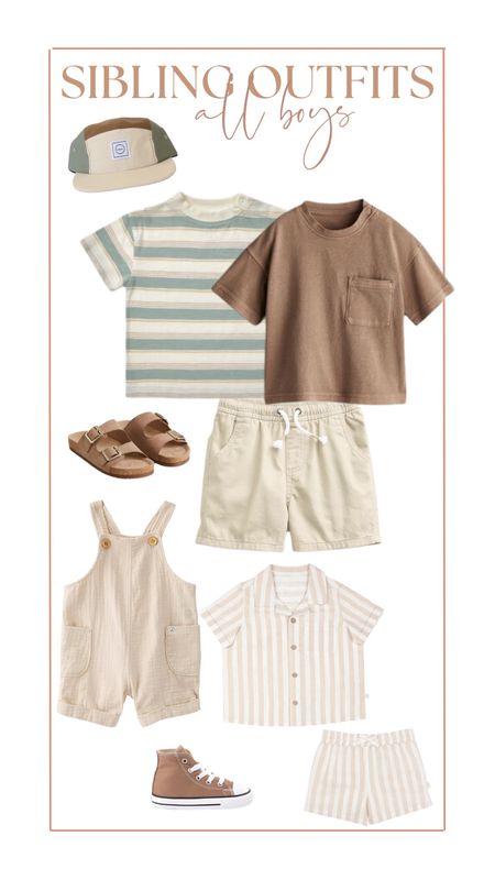 All boys sibling outfits for family photos 

#LTKFamily #LTKKids
