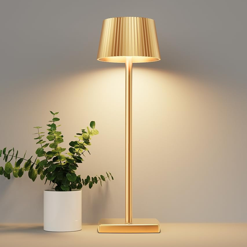 YHT LED Cordless Table Lamps Rechargeable Battery Operated Outdoor Waterproof Light 6000mAh 3 Lev... | Amazon (US)