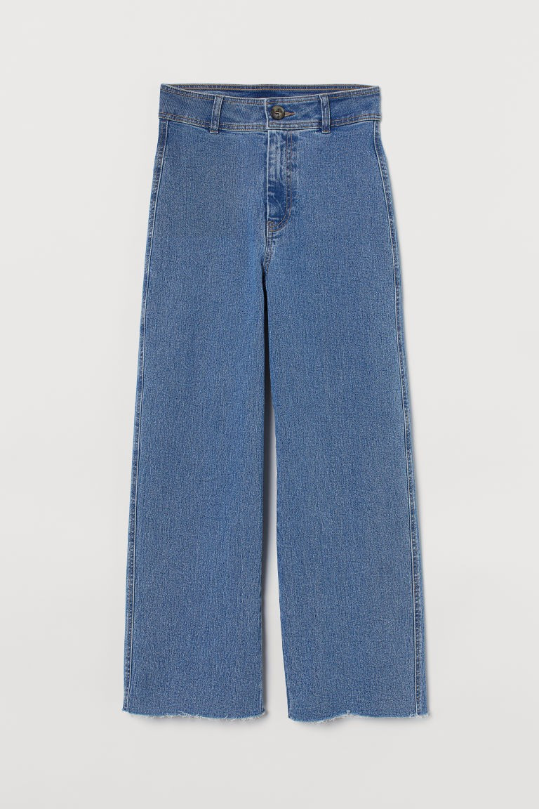 H & M - Wide-cut Jeans - Blue | H&M (US + CA)