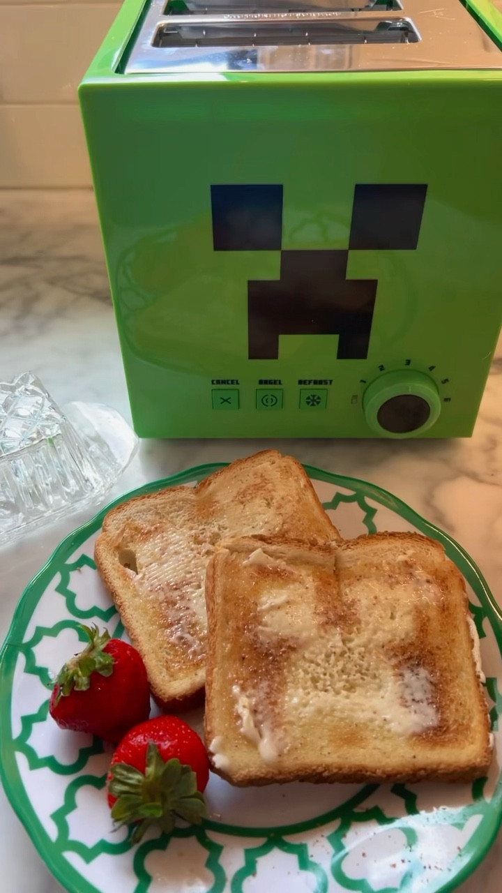 I had one happy little boy when he saw this Minecraft creeper toaster! Toynk is currently running a buy 3, get one free on most of their products, so now is a great time to stock up on birthday and Christmas gifts! #Toynk #ToynkExclusive #ToynkPartner
#ToynkToys #ad

#LTKFamily #LTKVideo #LTKKids