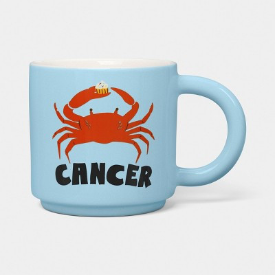 15 fl oz Zodiac Cancer Mug Blue - Room Essentials™ | Target