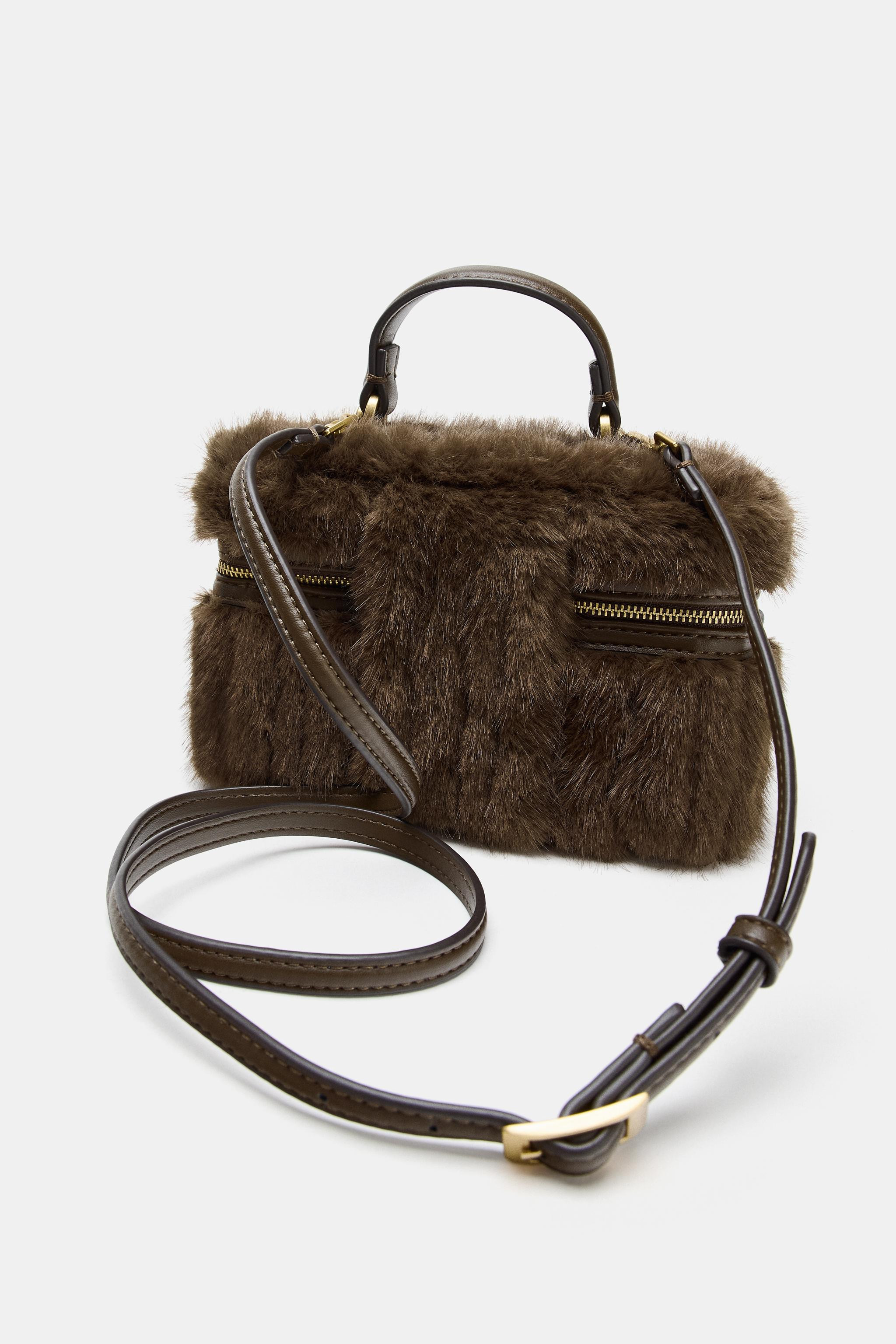 FAUX FUR RIGID BAG | Zara US