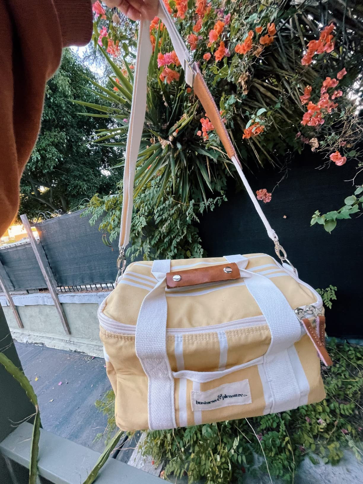 Business & Pleasure Co. Premium Cooler Bag - 14L Vintage Lunch Bag for Beach Days & Picnics - Ins... | Amazon (US)