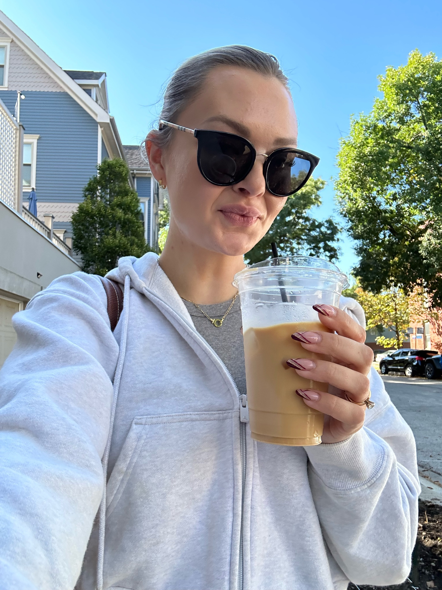 Wearing small in both 