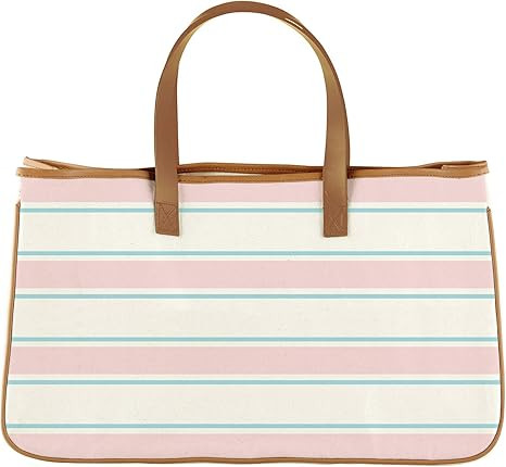 Slant Collections Canvas Tote, 20" x 11", Stripes | Amazon (US)