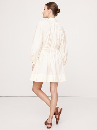 Cotton Poplin Mini Shirtdress | Banana Republic (US)