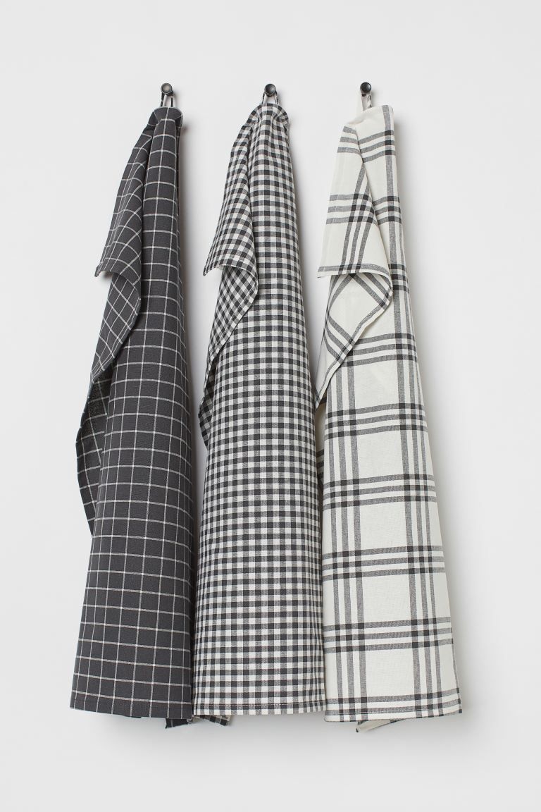 3-pack Cotton Tea Towels | H&M (US + CA)