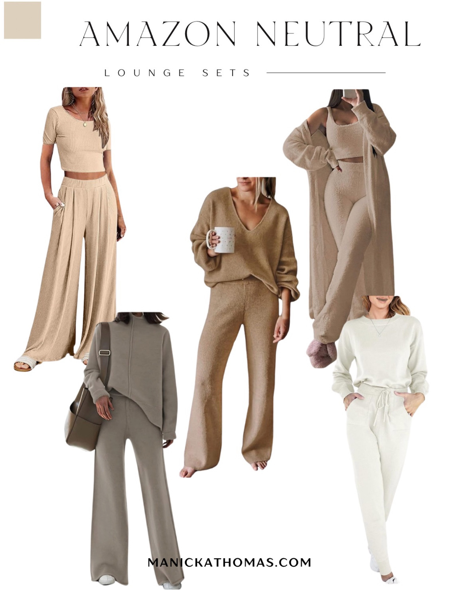 Amazon neutral loungewear sets under $55 | cozy outfits 

#LTKstyletip #LTKCyberWeek #LTKfindsunder100
