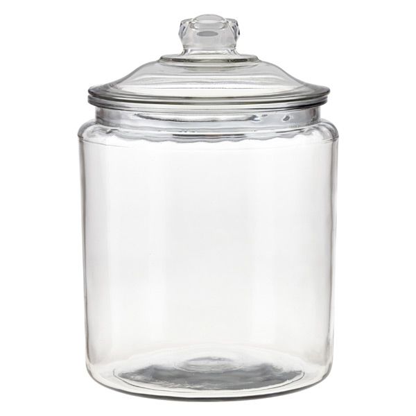 anchor 2 gal. Glass Canister Glass Lid | The Container Store