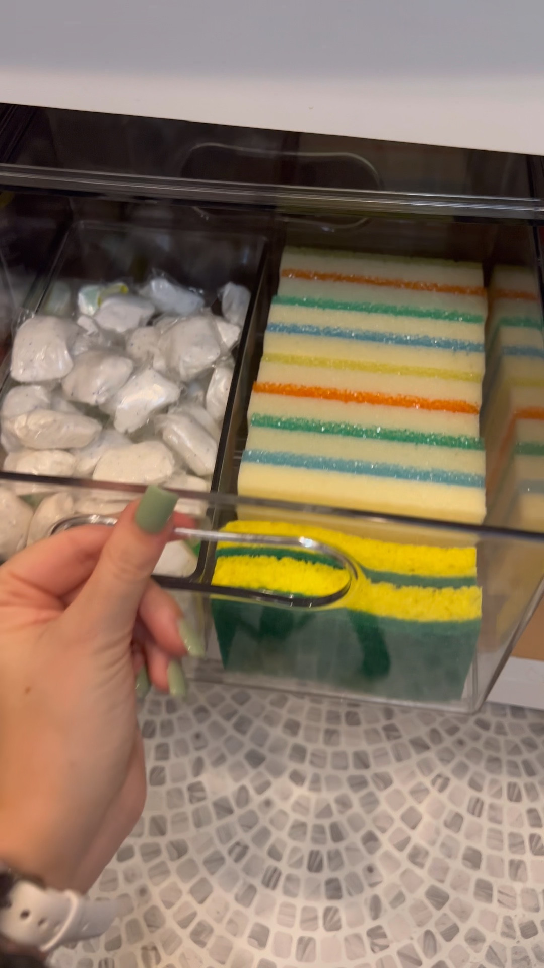 obsessed with this home edit x Walmart collab! so affordable and functional and makes for the perfect under the sink organization 🤩 #organization #storage #underthesinkorganization #thehomeedit #organized 

#LTKFind #LTKunder50 #LTKbeauty