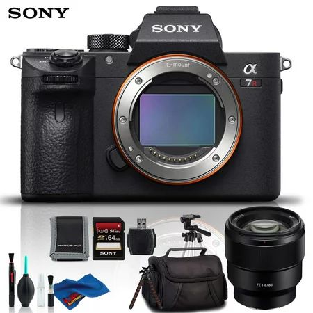 Sony Alpha a7R III Mirrorless Digital Camera +85mm Lens Deluxe Kit | Walmart (US)