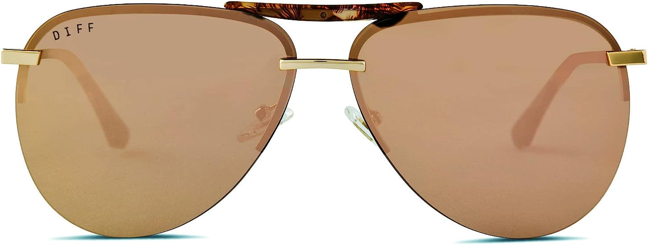 DIFF Eyewear Tahoe Designer Aviator Sunglasses for Women 100% UVA/UVB | Amazon (US)