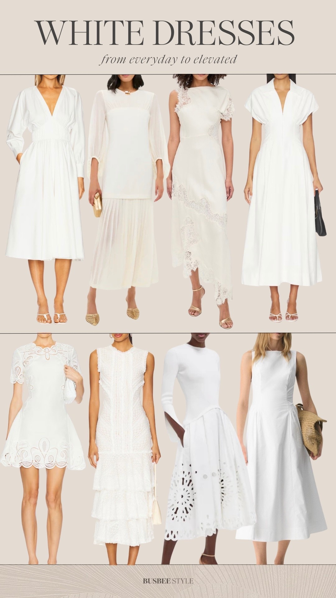 Beautiful white dresses for spring 🌟

#LTKOver40 #LTKWedding #LTKSeasonal