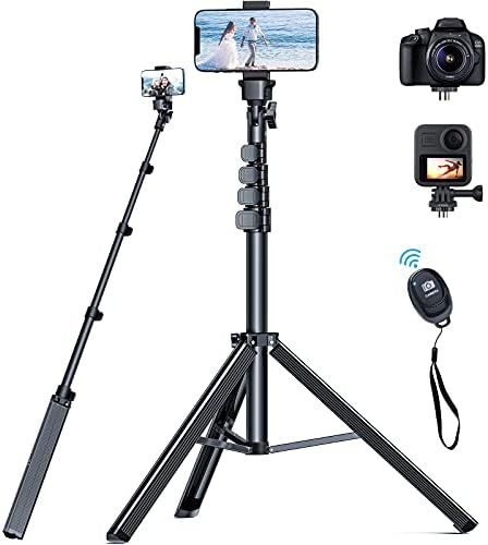 [Newest] Phone Tripod - 66" [Stable & Portable] iPhone Tripod Stand with Remote, NEXBOOM Travel T... | Amazon (US)