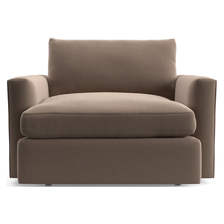 Lounge Small Chair and a Half + Reviews | Crate & Barrel | Crate & Barrel