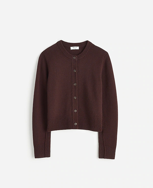 Cashmere Button-Front Cardigan Sweater | Madewell | Madewell