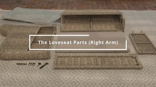 Better Homes & Gardens Bellamy Outdoor 1pc Sofa, Gray Wicker/Gray Cushion | Walmart (US)