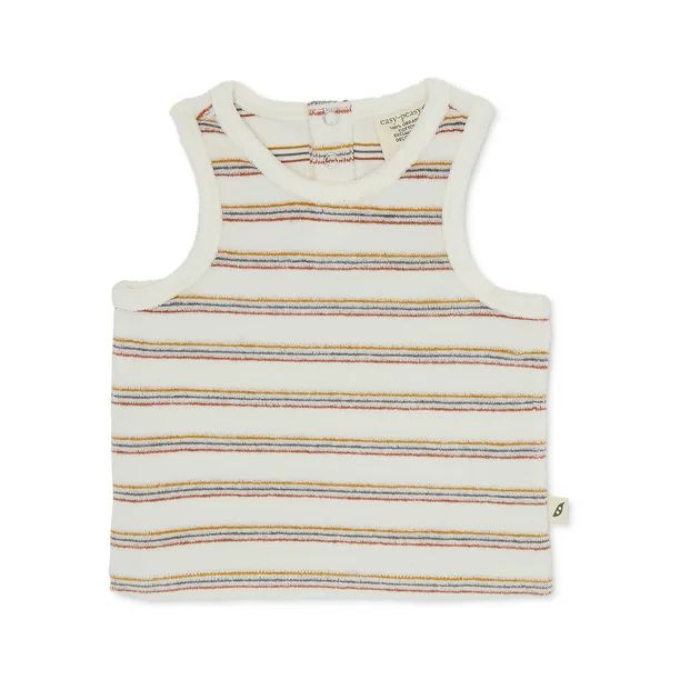 easy-peasy Baby Stripe Terry Cloth Tank Top, Sizes 0-24M - Walmart.com | Walmart (US)