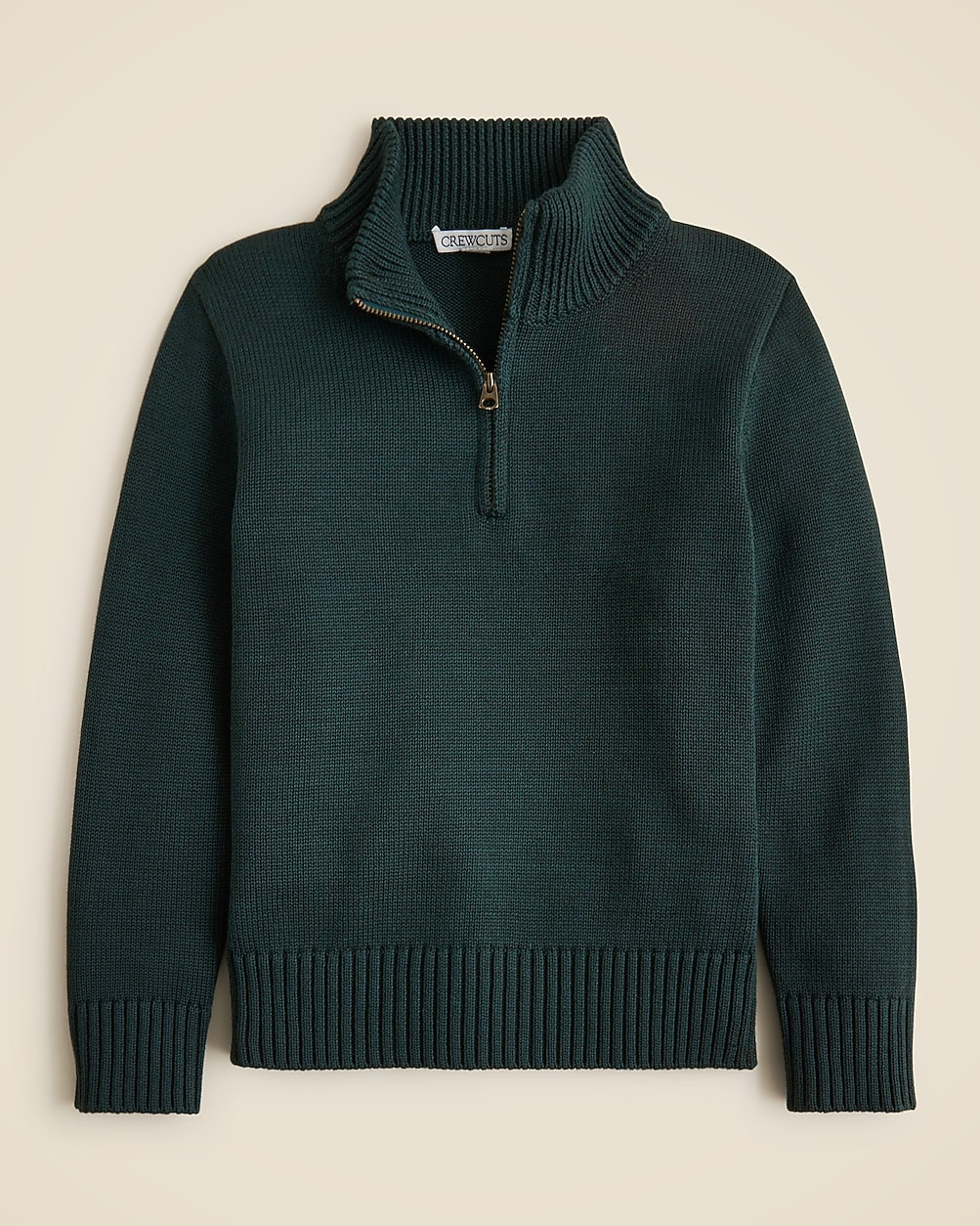 Kids' heritage cotton half-zip sweater | J. Crew US