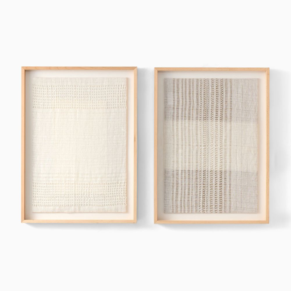 Drawn Patchwork Thread Wall Art | West Elm (US)