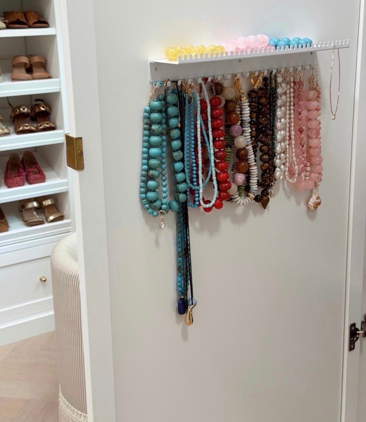 New necklace organizer!

#LTKootd #LTKSeasonal #LTKOver40