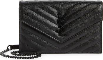 Small Monogram Quilted Leather Wallet on a Chain Black Bag Bags Summer Outfits Affordable Fashion | Nordstrom