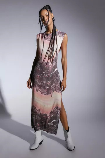 UO Lowkey Sleeveless Midi Dress | Urban Outfitters (US and RoW)