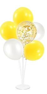 Black Gold Party Decorations Balloon Stand Centerpiece Table Decorations for Birthday Graduation ... | Amazon (US)