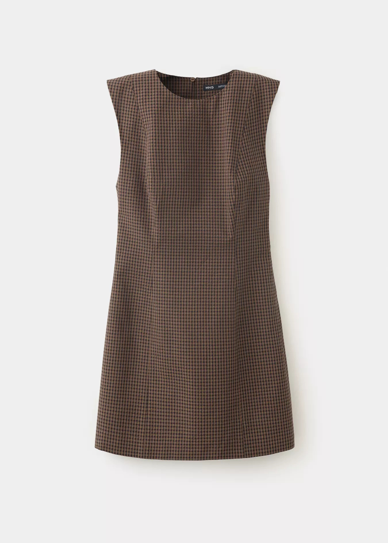 Gingham check cottoned dress | Mango (US/MX/AU)