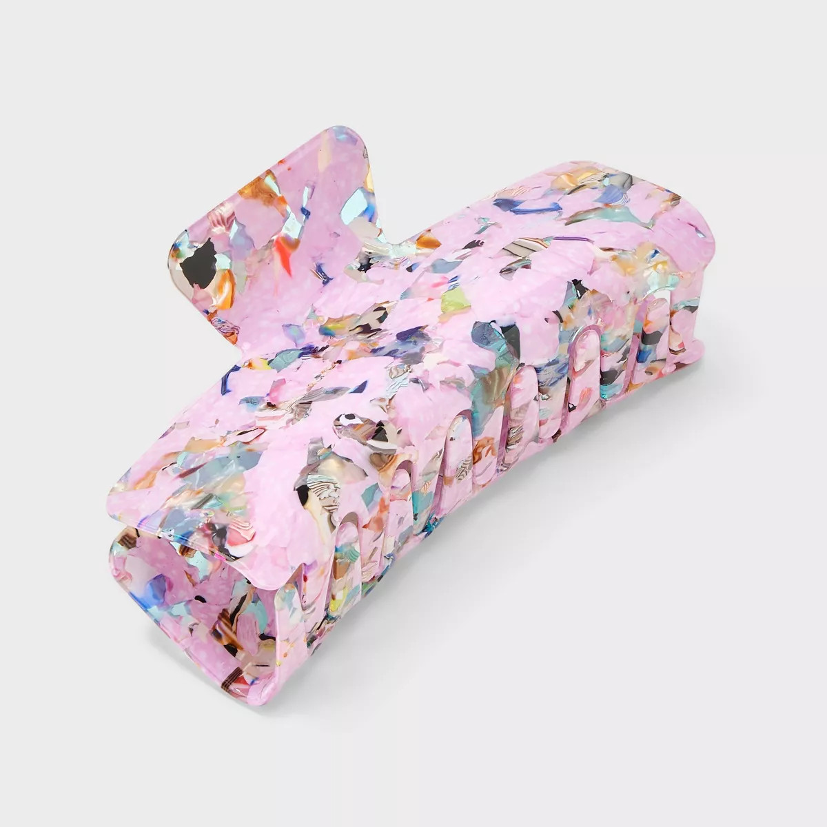 Printed Marble Acrylic Claw Hair Clip - Universal Thread™ Pink | Target