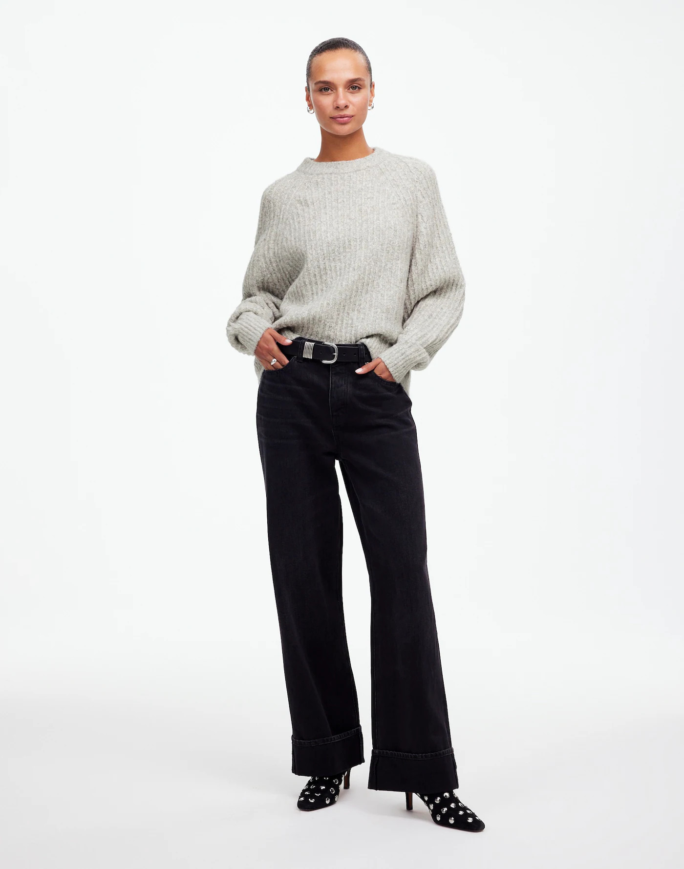 Ribbed Cotton-Blend Sweater | Madewell | Madewell