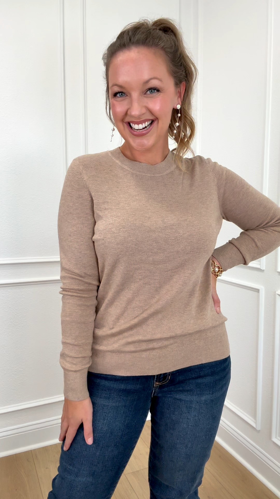 Lightweight sweater that makes the perfect closet staple for fall and winter!! Love that you can wear this with jeans or dress up for work! I am 5’5” size 8/10 wearing Medium in the Apricot color! But this comes in so many colors as well! 

Sweater, closet staple, tan sweater, long sleeve top, amazon fashion , fall outfit, casual fall

#LTKSeasonal #LTKWorkwear #LTKFindsUnder50
