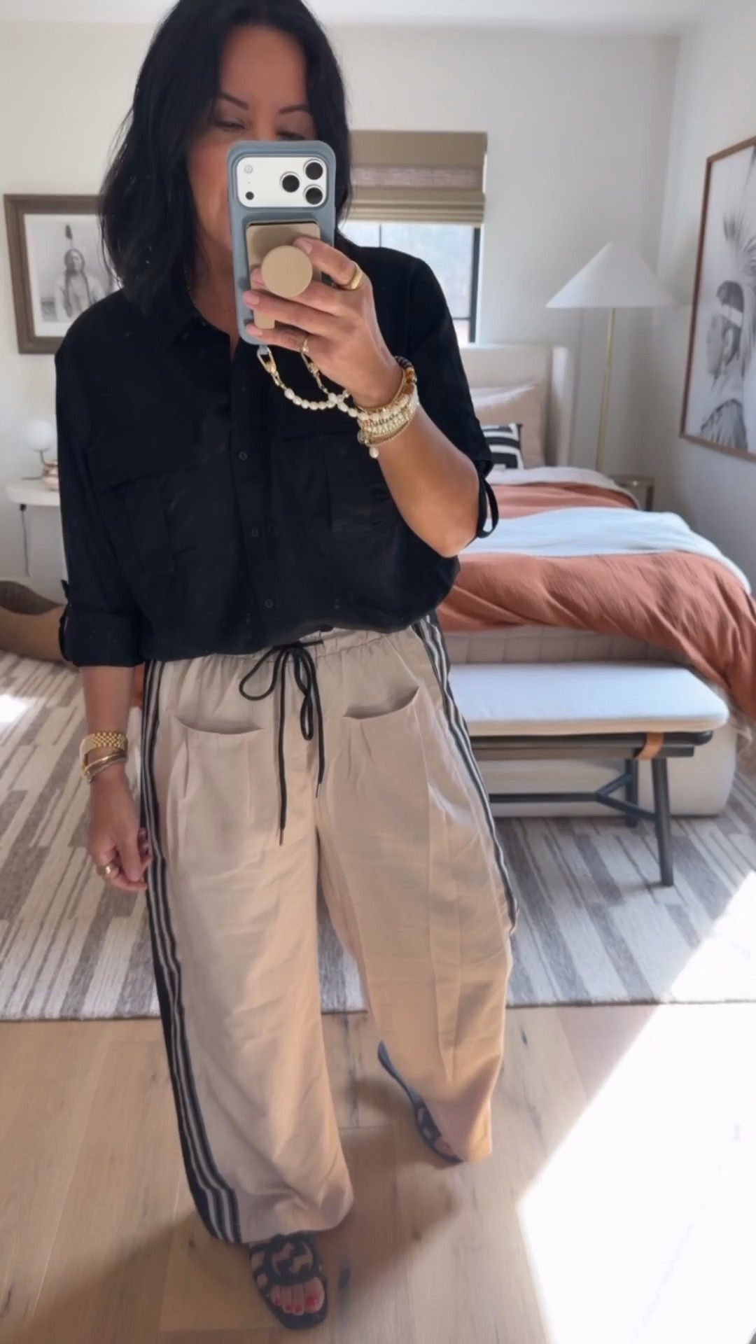 Top and bottoms size medium (I’m a curvy size 8). Do NOT size up in the pants because they are slightly oversized.

#LTKWorkwear #LTKSaleAlert #LTKOver40