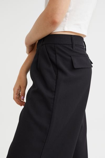 Tailored twill trousers | H&M (US + CA)