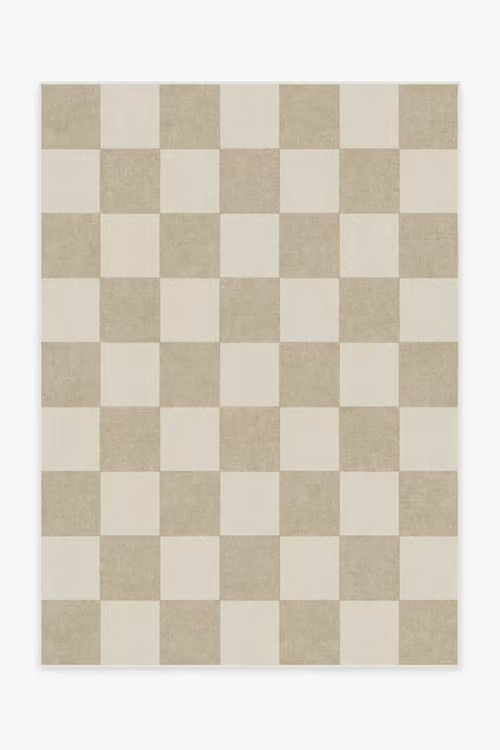 Jaque Checkered Stone Rug | Ruggable