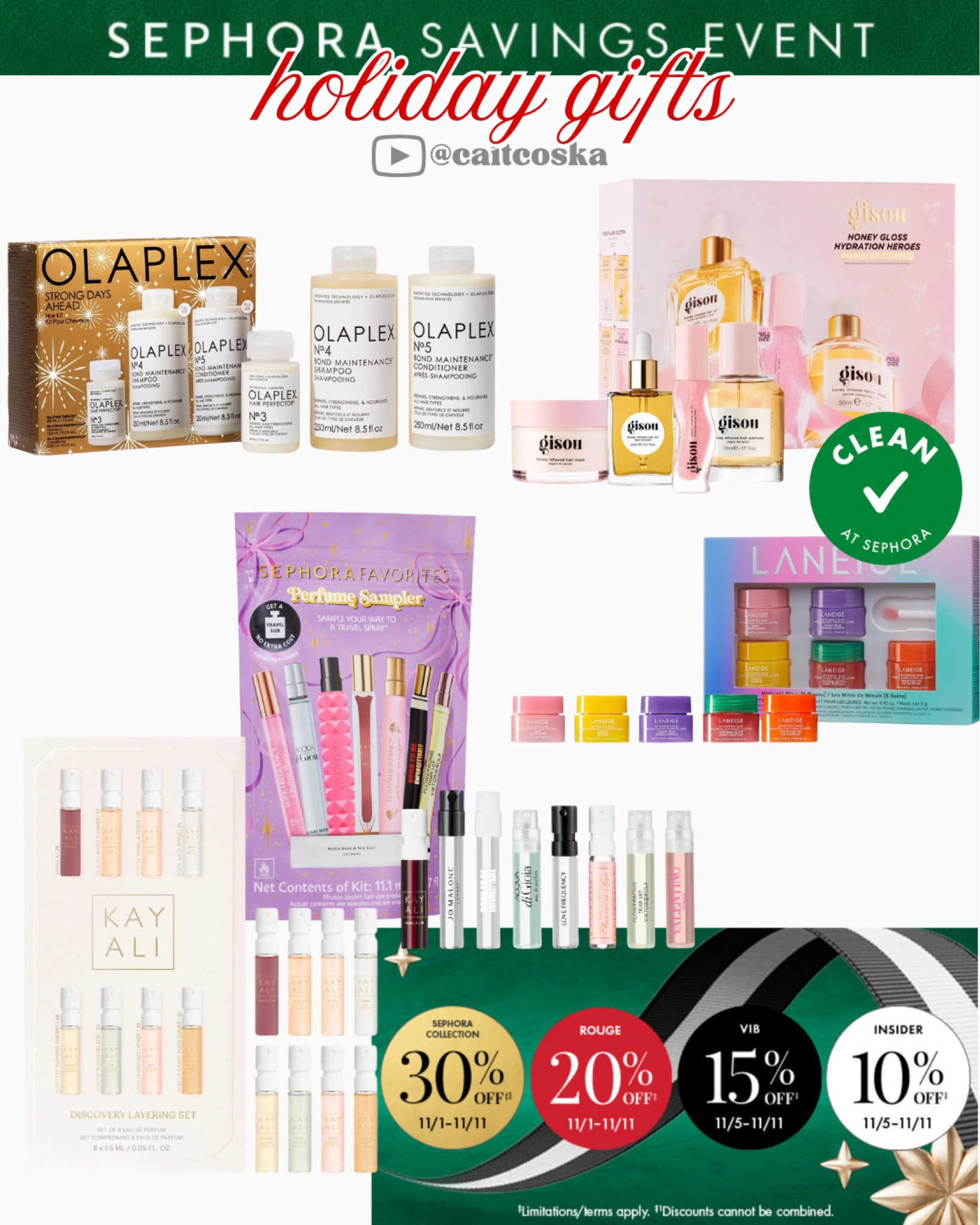 ✨ It’s the FINAL day of the Sephora Holiday Savings Event, and I’ve rounded up my must-have gift sets that are absolute steals! Whether you’re treating yourself or checking off your holiday list, these sets deliver incredible value:

🌟 Olaplex Strong Days Ahead Set – Your hair’s new BFF! Perfect for repairing damage and maintaining shine all winter long.
💧 Gisou Honey Infused Hydration Heroes – Luxurious hydration that leaves hair soft, shiny, and oh-so-touchable.
🌙 Laneige Midnight Minis – Because who doesn’t need smooth, hydrated lips? This set is a lip care essential for every season.
💐 Kay Ali Perfume Layering Set – Mix and match scents to create your signature fragrance—pure perfume heaven!
👃 Sephora Collection Perfume Sampler – Try before you commit! Choose your fave and redeem for a travel-size bottle—talk about value!

🚨 Don’t wait—these deals end today!


#LTKBeauty #LTKGiftGuide #LTKHoliday