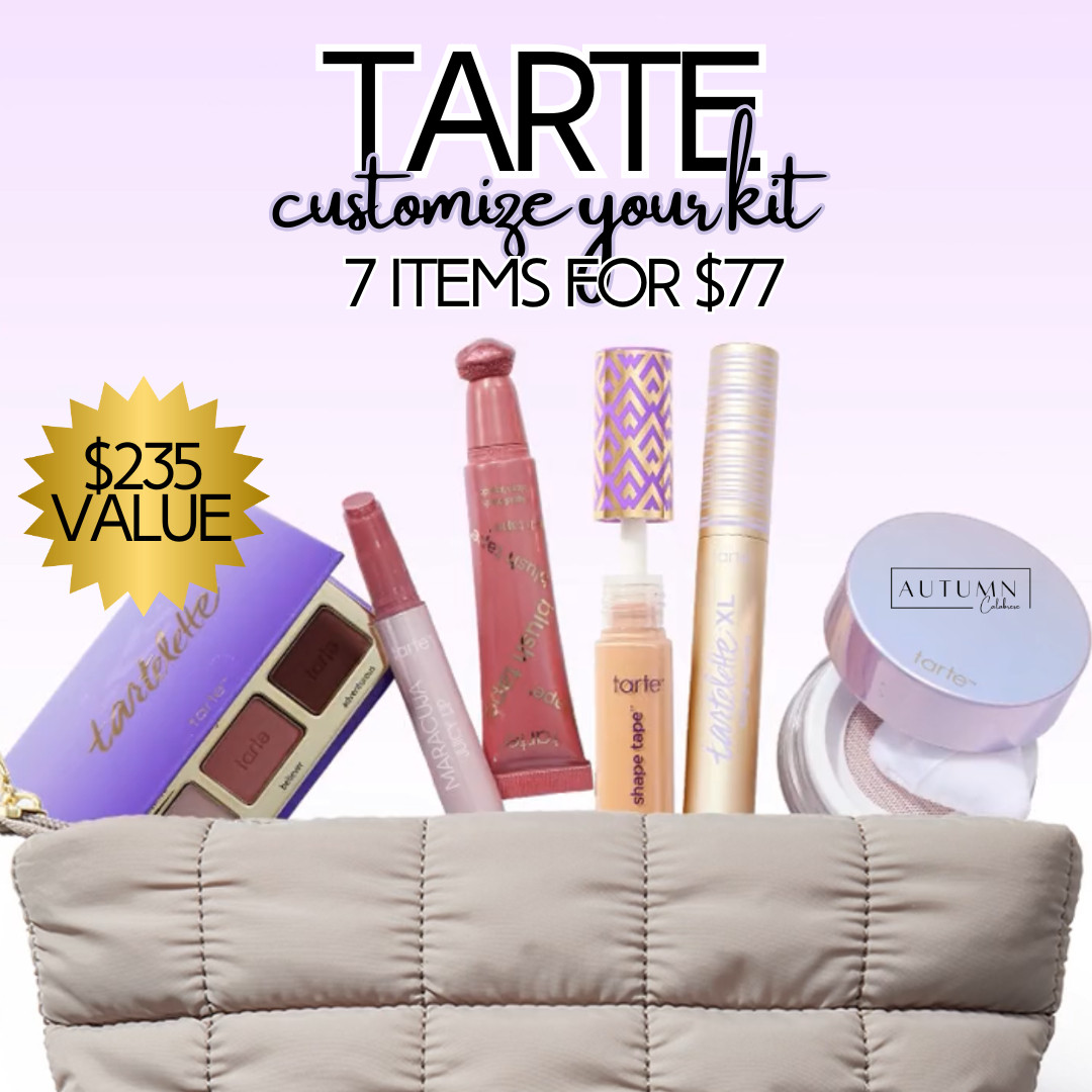 Tarte SALE! Grab your favorite products when you customize your own kit. Full size products averaging out to $11 each! 

 #LTKGiftGuide #LTKSaleAlert #LTKBeauty