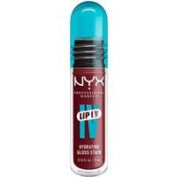 NYX Professional Make Lip IV Hydrating Gloss Stain (Various Shades) - Drippin' In Rose | Cult Beauty