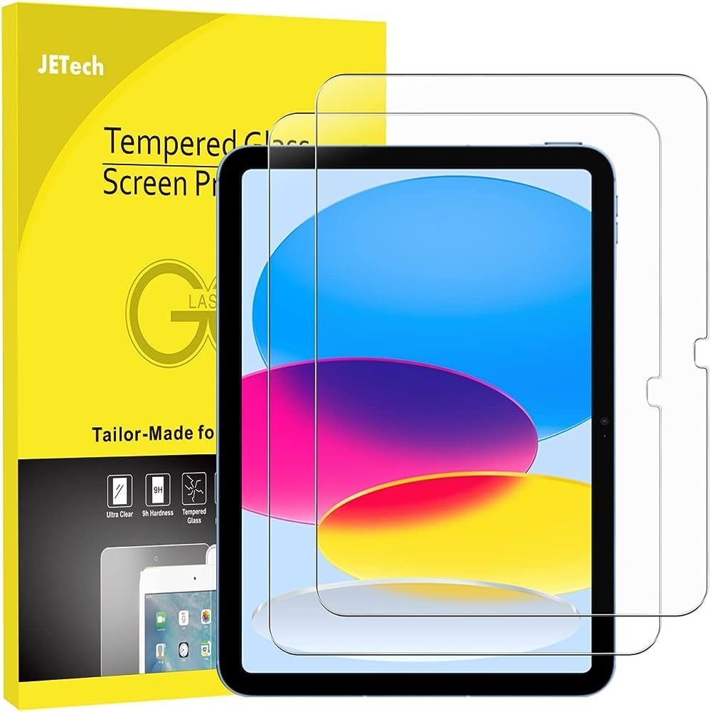 JETech Screen Protector for iPad 10 (10.9-Inch, 2022 Model, 10th Generation), 9H Tempered Glass F... | Amazon (CA)