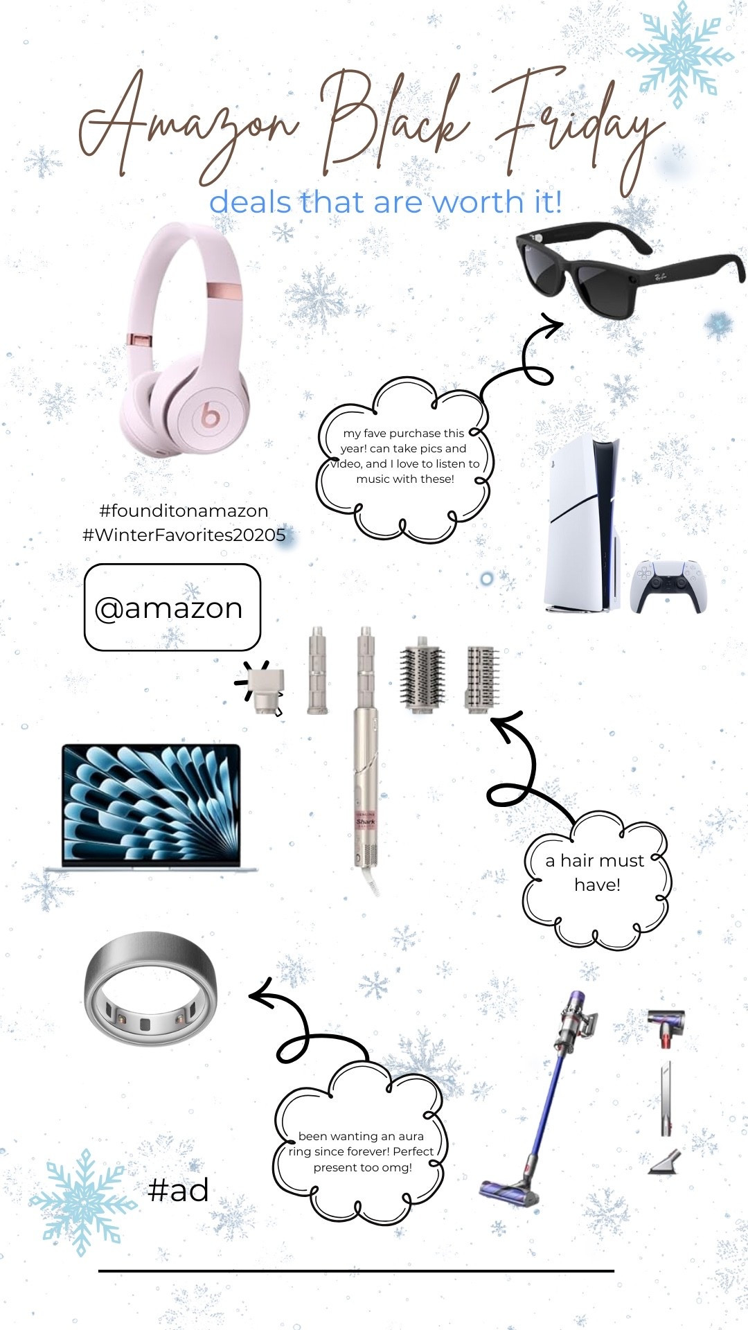 @amazon Black Friday deals that are worth it! #ad, #founditonamazon, #WinterFavorites2025


#LTKSaleAlert #LTKGiftGuide #LTKCyberWeek