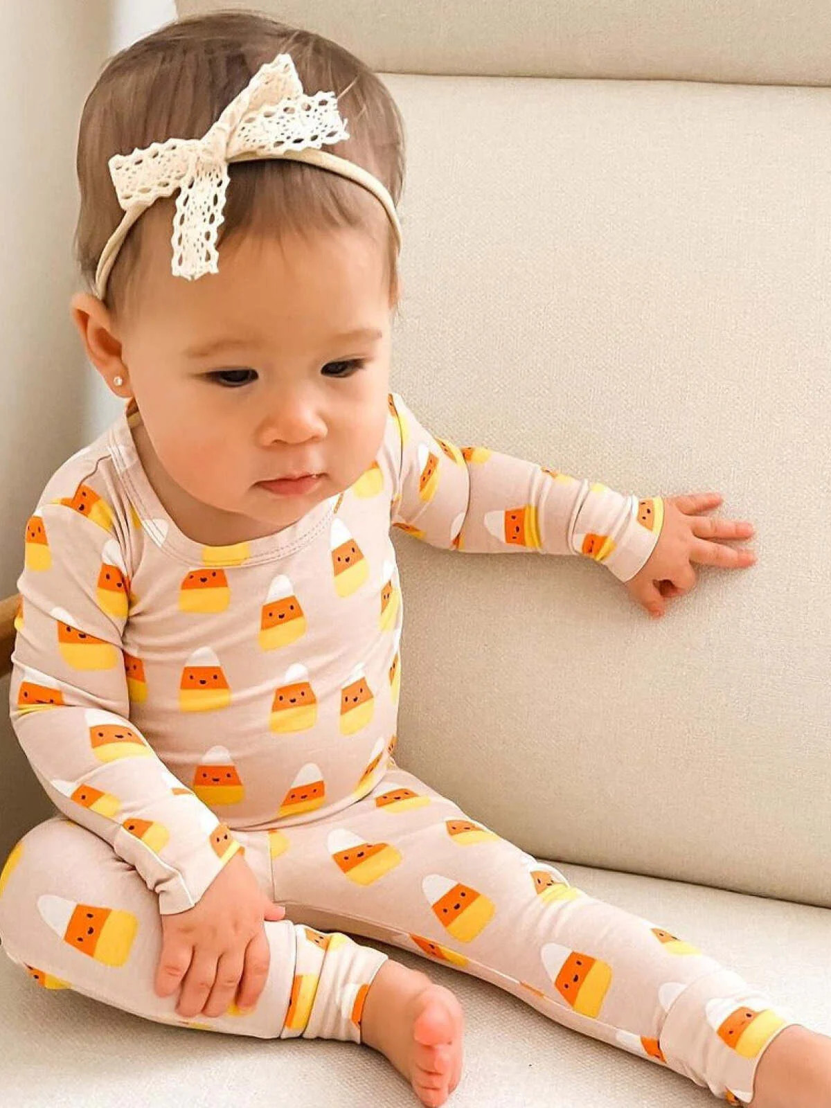 2-Piece Set, Candy Corn | SpearmintLOVE