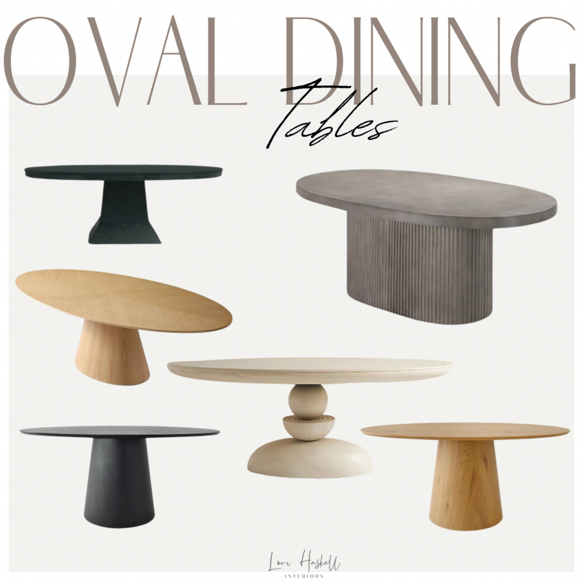 Oval dining tables 

Dining room | kitchen | home decor | holiday | modern | table 

#LTKstyletip #LTKfamily #LTKhome