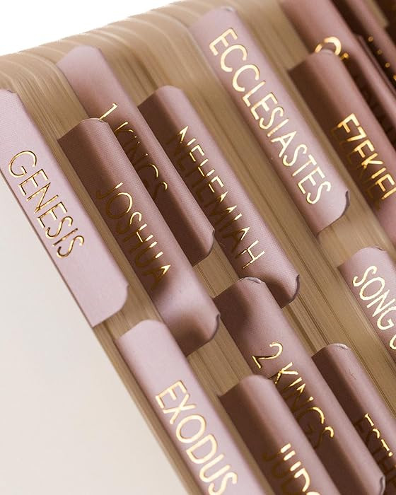 Bible Tabs for Women Study Bible, Embossed Matte Catholic Bible Tabs Gold, Laminated Bible Tabs, ... | Amazon (US)
