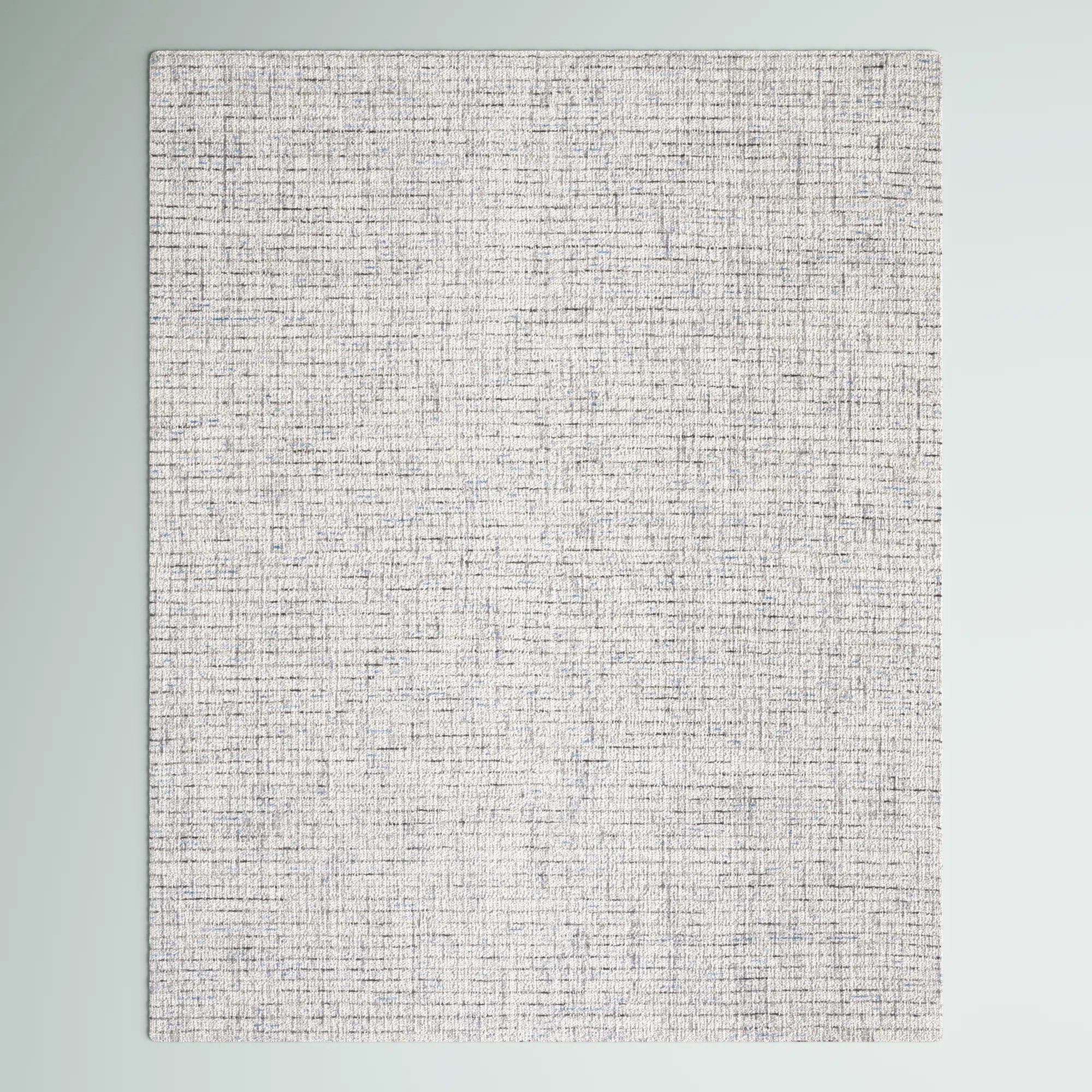 Andujar Handmade Hand Tufted Wool Grey / Ivory Rug | Wayfair North America