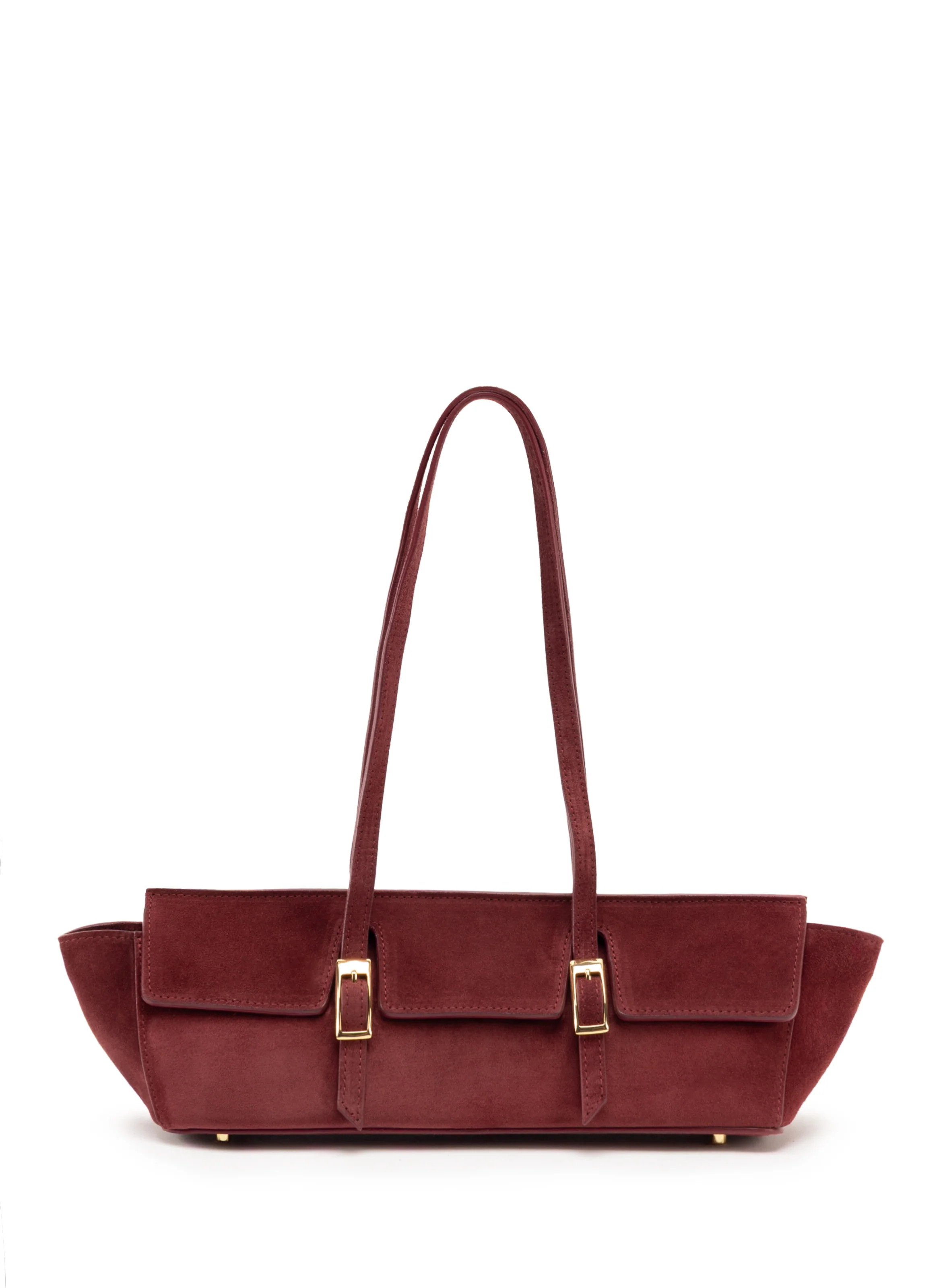 Le Bateau Suede Burgundy - French Bags for Women - Elleme | Elleme